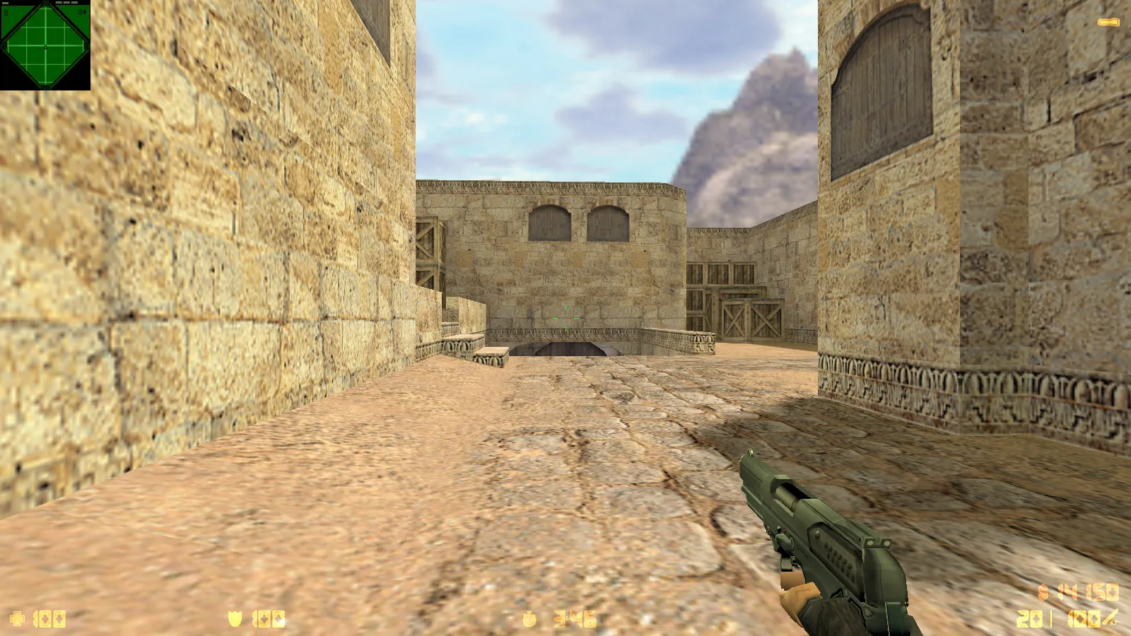 Скриншот  CS 1.6 Reloaded: скины и графика, оптимальный конфиг, звуки, радар и темное меню