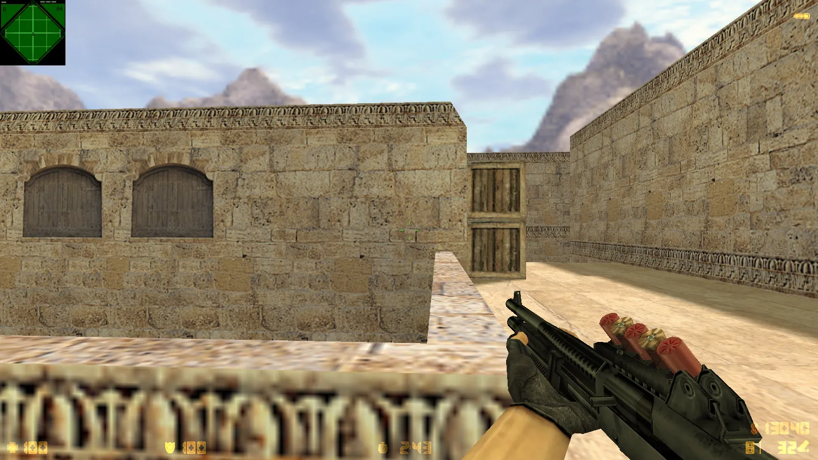 Скриншот  CS 1.6 Reloaded: скины и графика, оптимальный конфиг, звуки, радар и темное меню