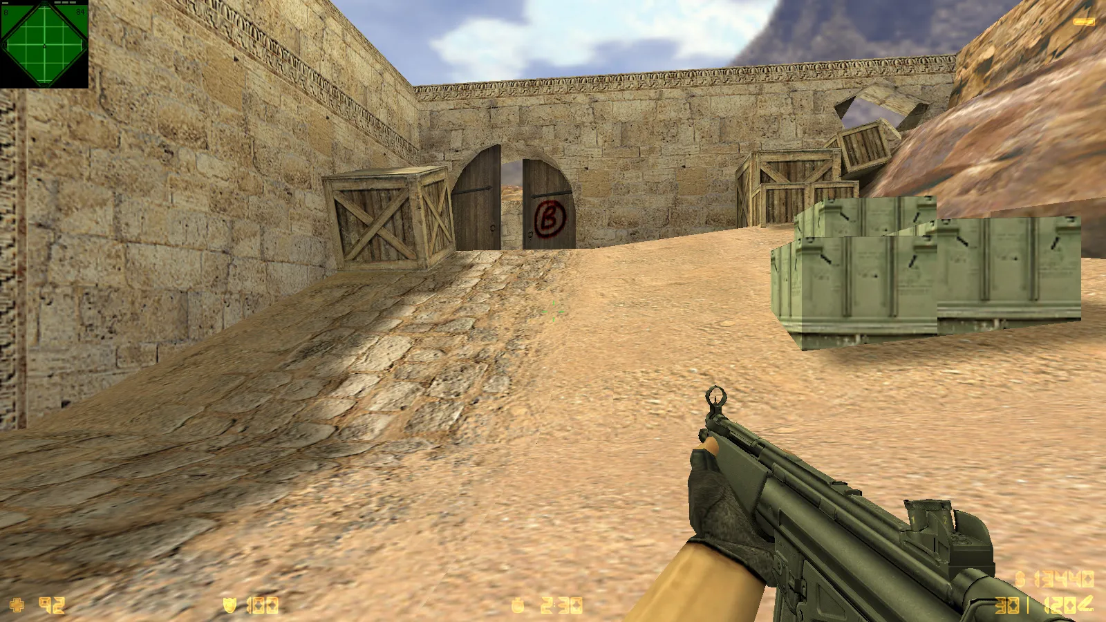 Скриншот  CS 1.6 Reloaded: скины и графика, оптимальный конфиг, звуки, радар и темное меню