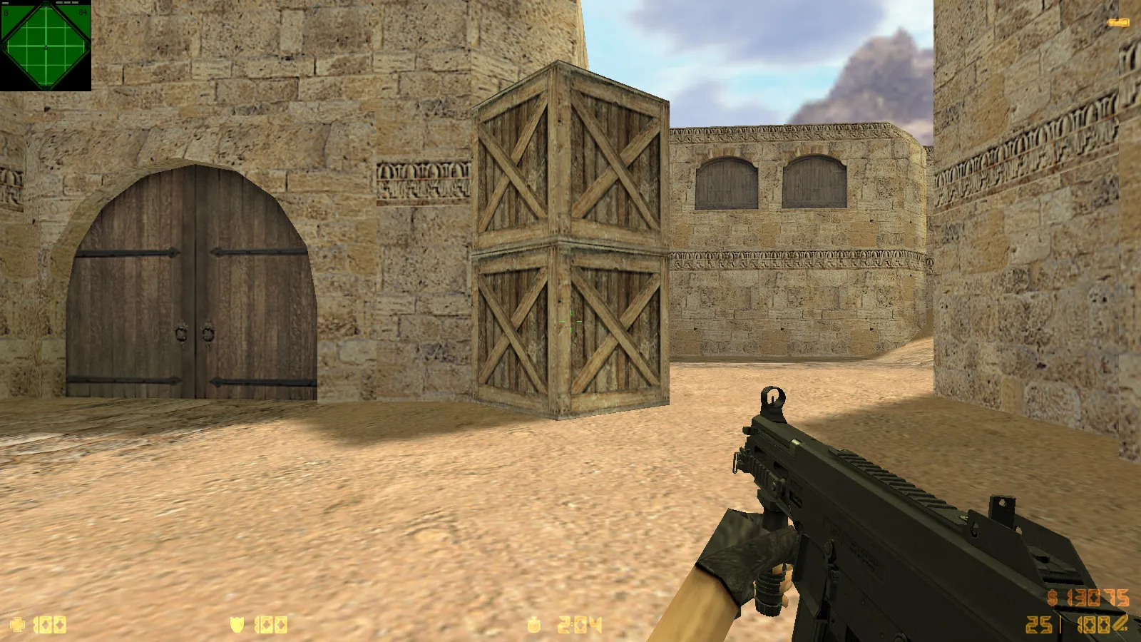 Скриншот  CS 1.6 Reloaded: скины и графика, оптимальный конфиг, звуки, радар и темное меню