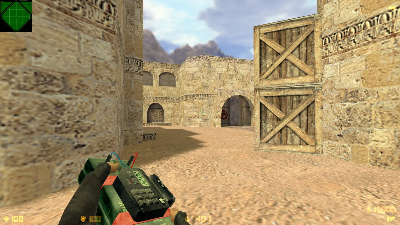 Скриншот  CS 1.6 Reloaded: скины и графика, оптимальный конфиг, звуки, радар и темное меню