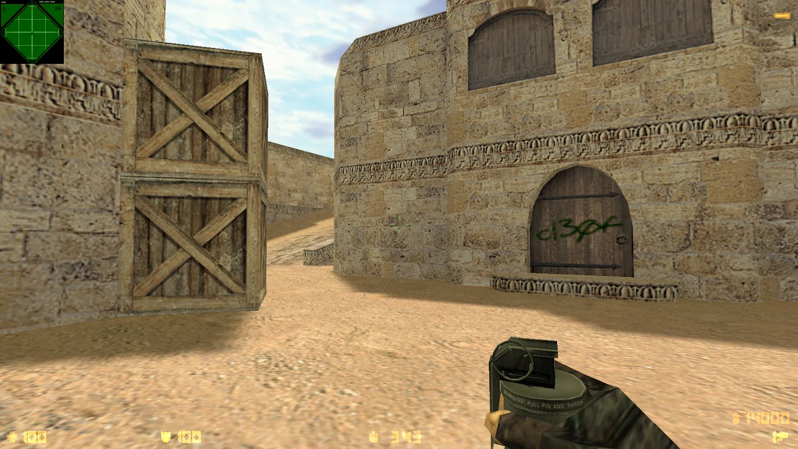 Скриншот  CS 1.6 Reloaded: скины и графика, оптимальный конфиг, звуки, радар и темное меню