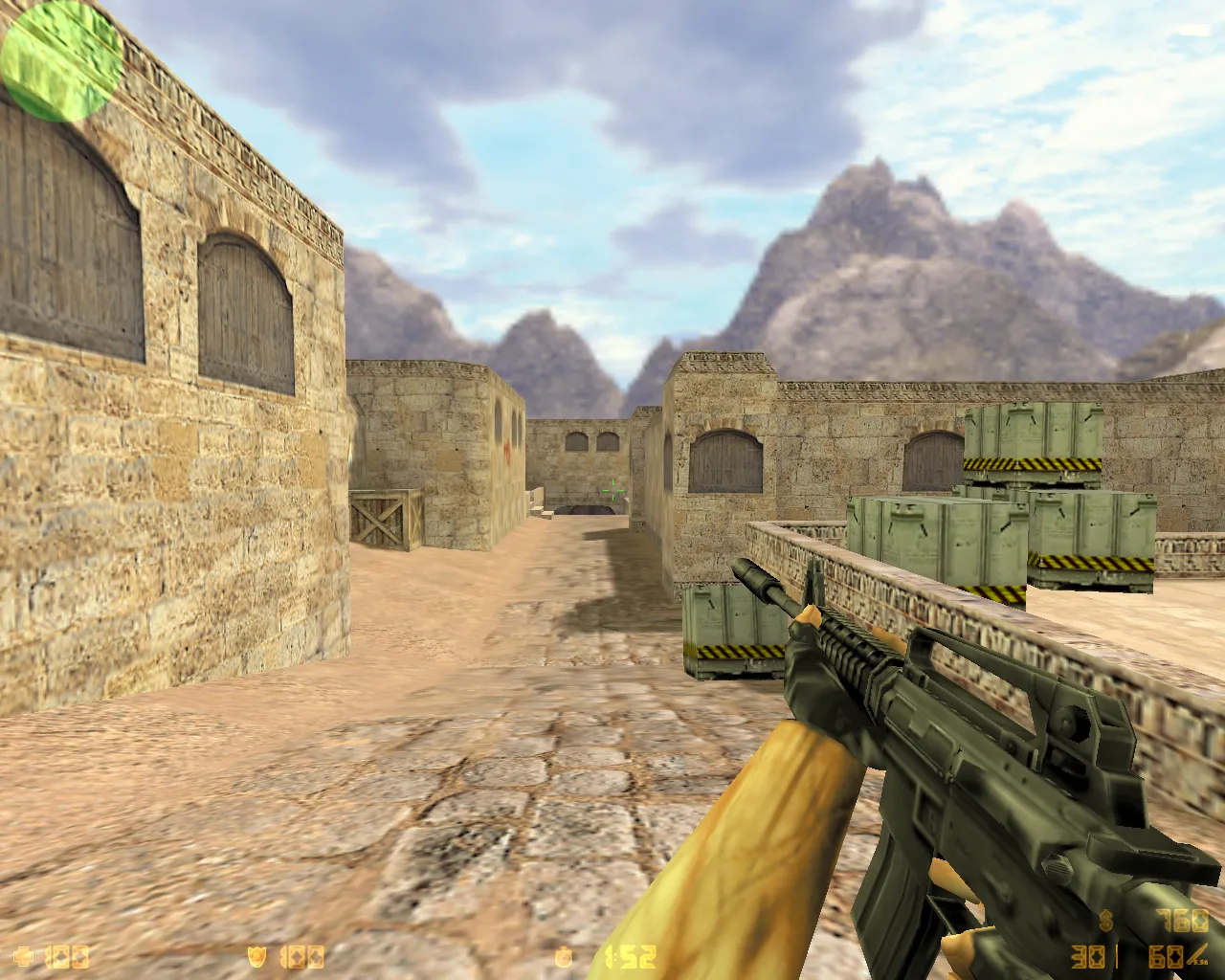 Скриншот  CS 1.6 «Ретро версия 1.5» — сборка с оружием v_/p_/w_, меню 1.5 и чистым config.cfg