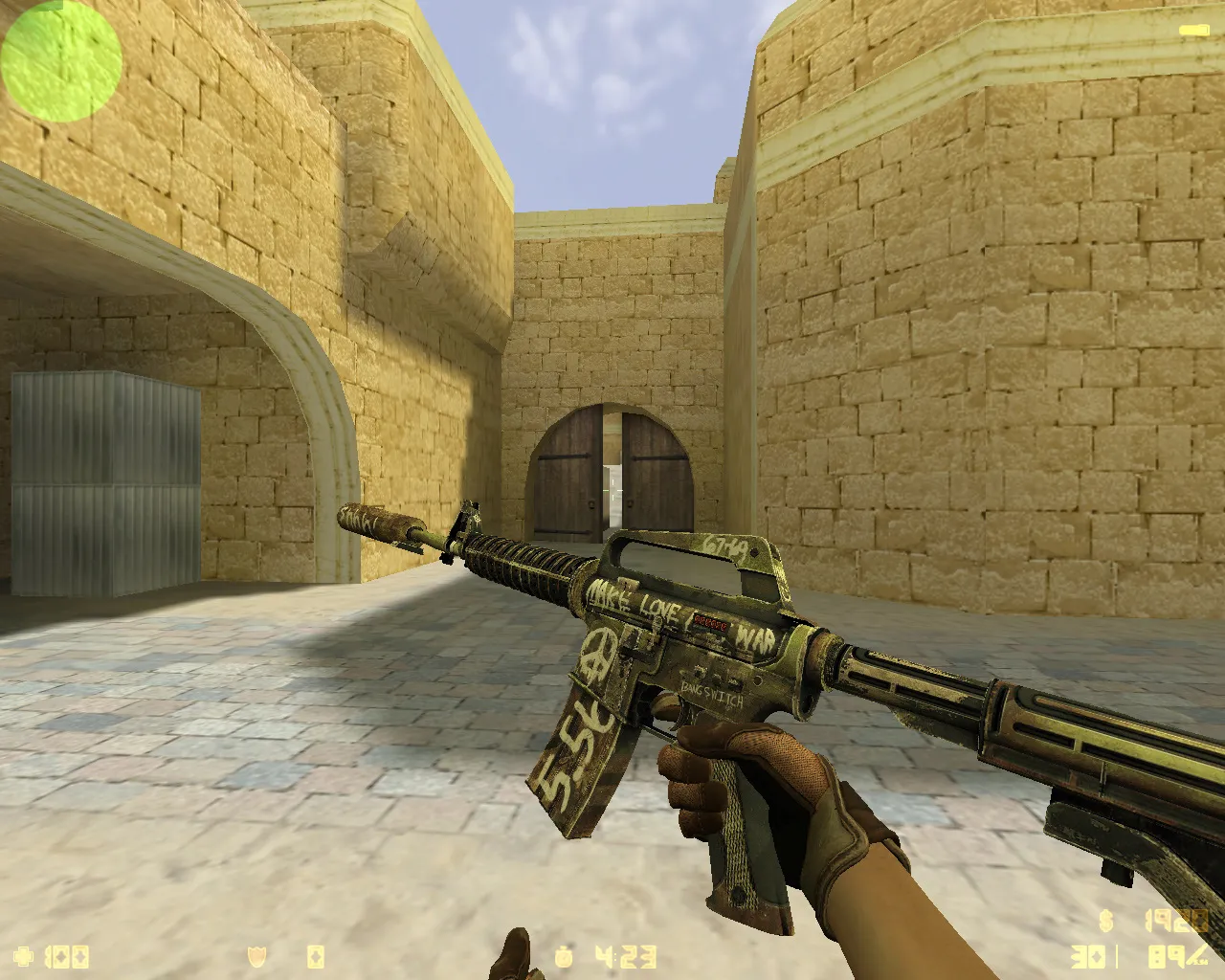 Скриншот  CS 1.6 Revision — сборка с 24 скинами, Ninjas in Pyjamas перчатками, темной темой меню и оптимизированным config.cfg