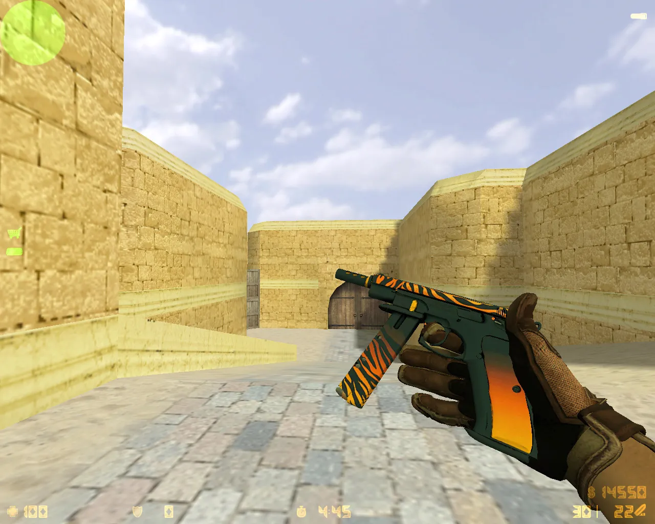 Скриншот  CS 1.6 Revision — сборка с 24 скинами, Ninjas in Pyjamas перчатками, темной темой меню и оптимизированным config.cfg