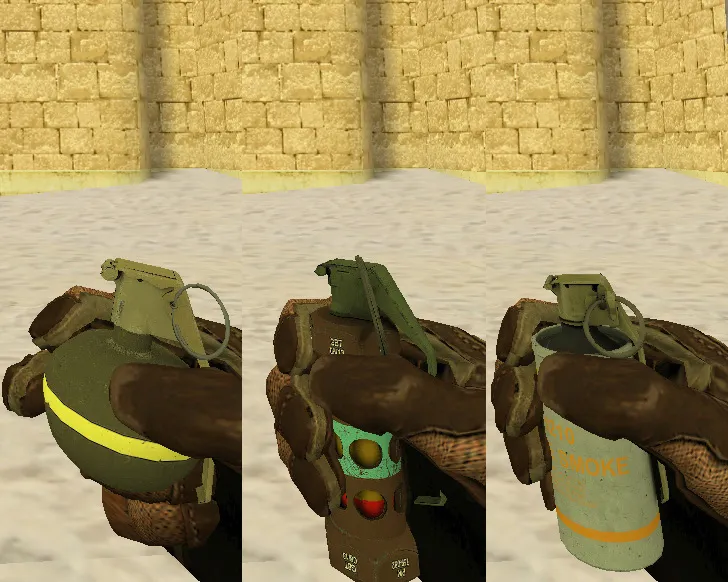 Скриншот  CS 1.6 Revision — сборка с 24 скинами, Ninjas in Pyjamas перчатками, темной темой меню и оптимизированным config.cfg