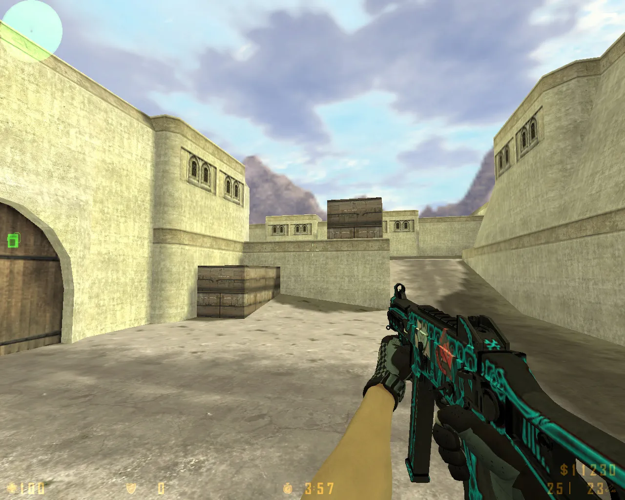 Скриншот  CS 1.6 Revolt: скины и графика, 11 правок, 27 моделей, темное меню, звуки и конфиг