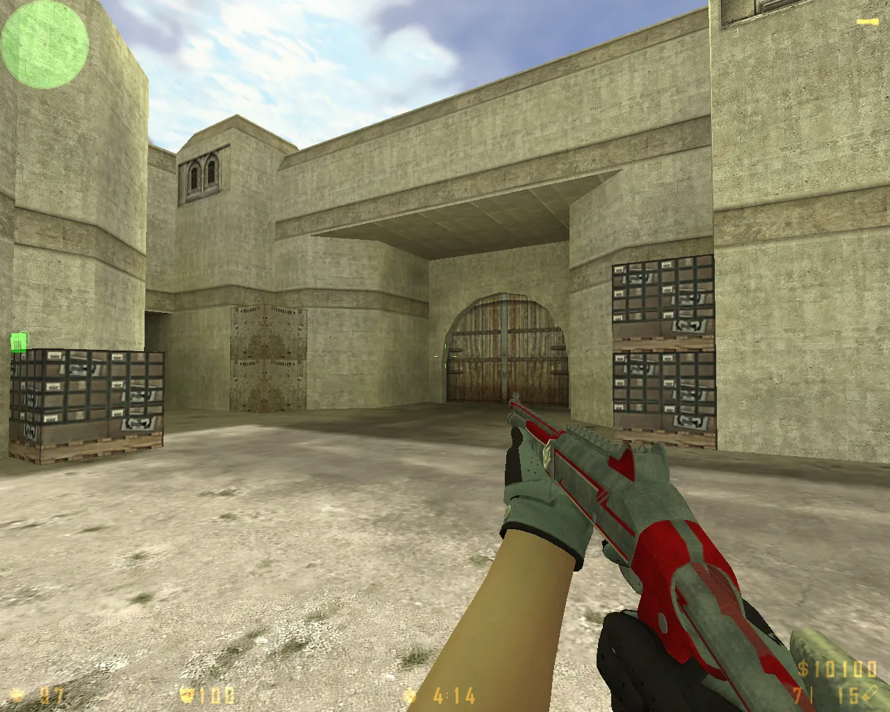 Скриншот  CS 1.6 Revolt: скины и графика, 11 правок, 27 моделей, темное меню, звуки и конфиг