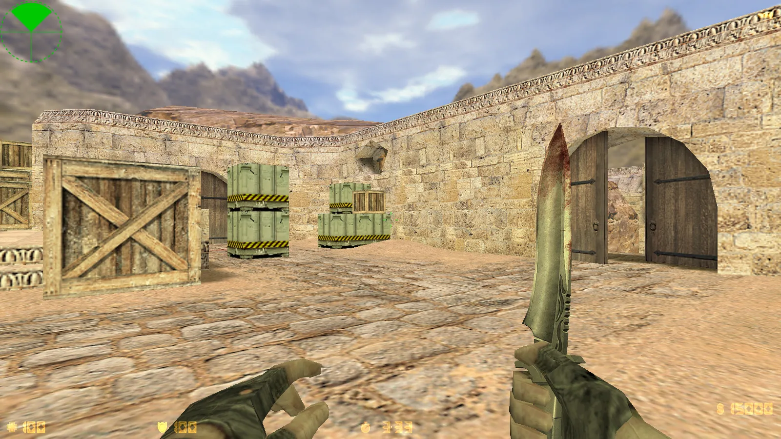 Скриншот CS 1.6 Revolution: сборка со скинами, темным меню, 8 апдейтами, оптимизированным конфигом и звуками