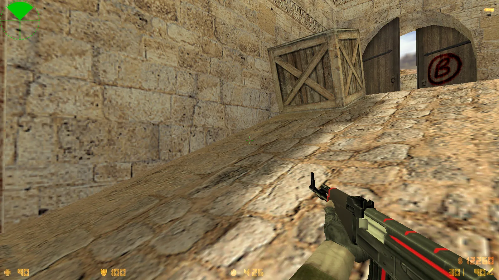 Скриншот CS 1.6 Revolution: сборка со скинами, темным меню, 8 апдейтами, оптимизированным конфигом и звуками