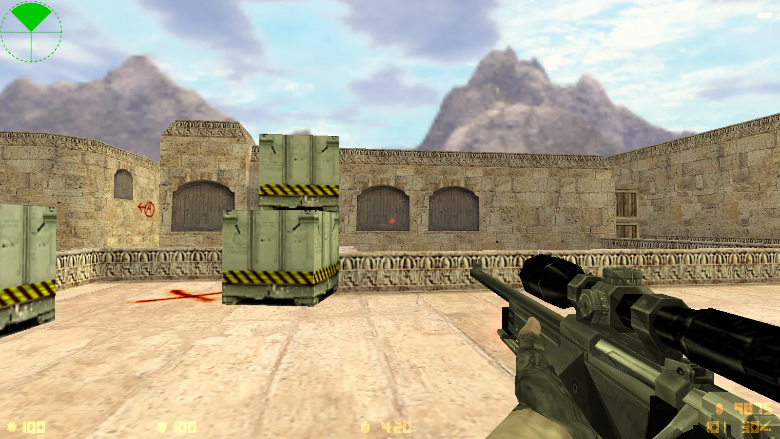 Скриншот  CS 1.6 Revolution: сборка со скинами, темным меню, 8 апдейтами, оптимизированным конфигом и звуками