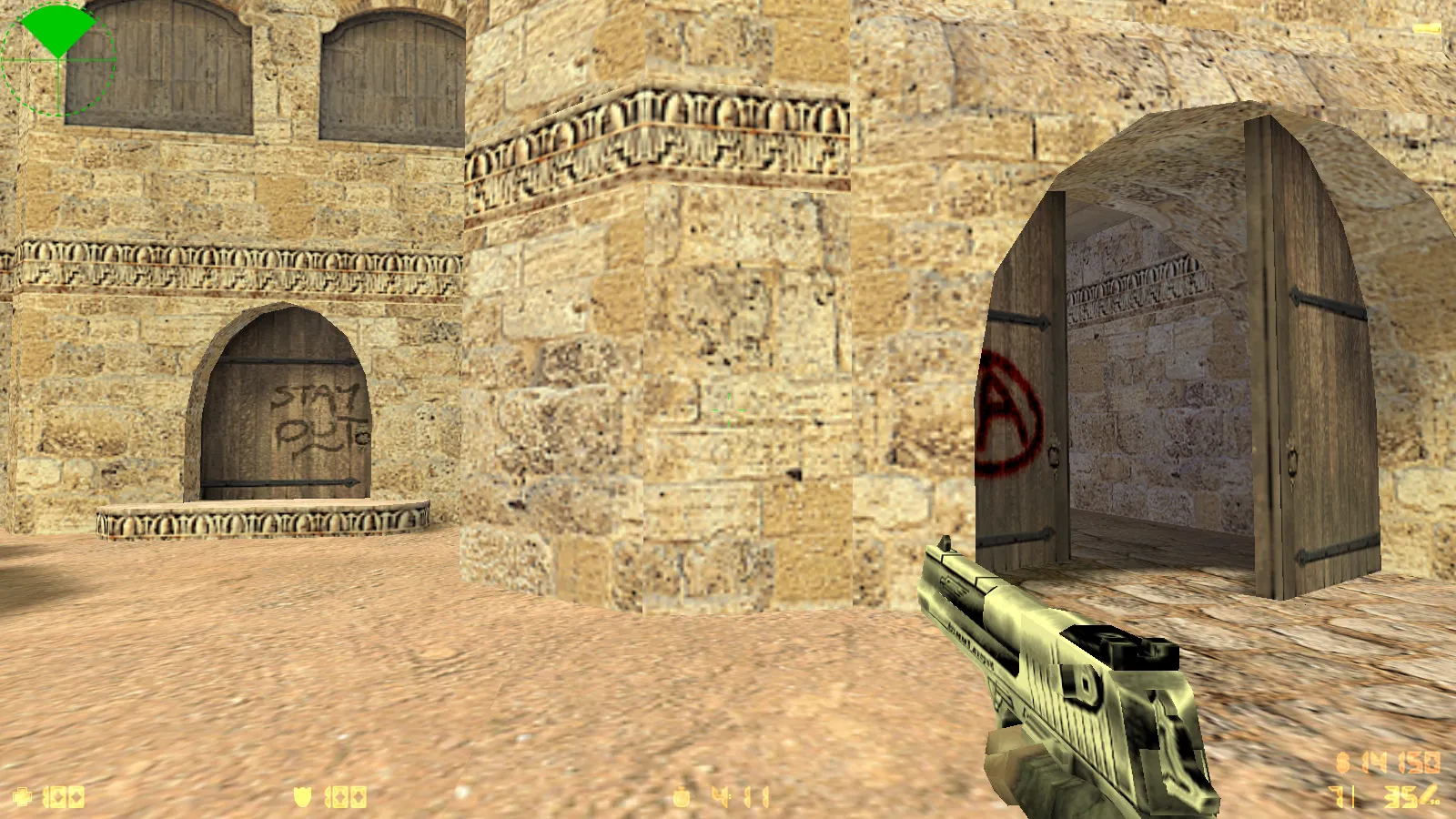 Скриншот  CS 1.6 Revolution: сборка со скинами, темным меню, 8 апдейтами, оптимизированным конфигом и звуками