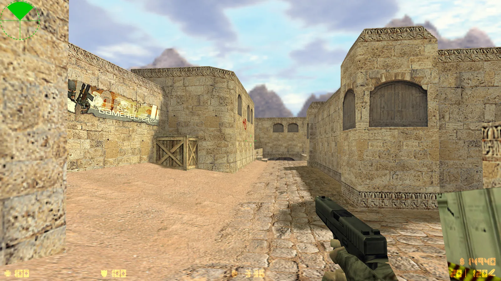 Скриншот  CS 1.6 Revolution: сборка со скинами, темным меню, 8 апдейтами, оптимизированным конфигом и звуками