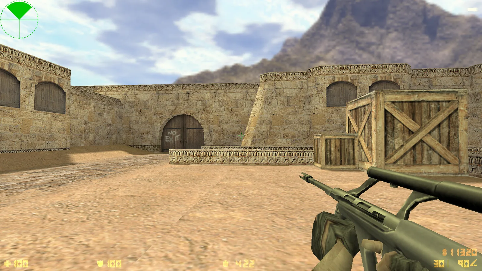 Скриншот  CS 1.6 Revolution: сборка со скинами, темным меню, 8 апдейтами, оптимизированным конфигом и звуками