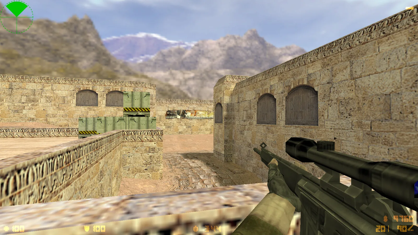 Скриншот  CS 1.6 Revolution: сборка со скинами, темным меню, 8 апдейтами, оптимизированным конфигом и звуками