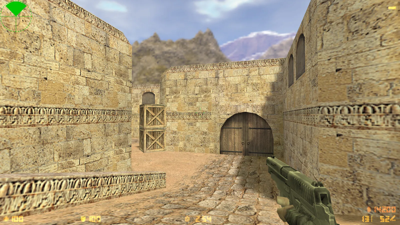 Скриншот  CS 1.6 Revolution: сборка со скинами, темным меню, 8 апдейтами, оптимизированным конфигом и звуками