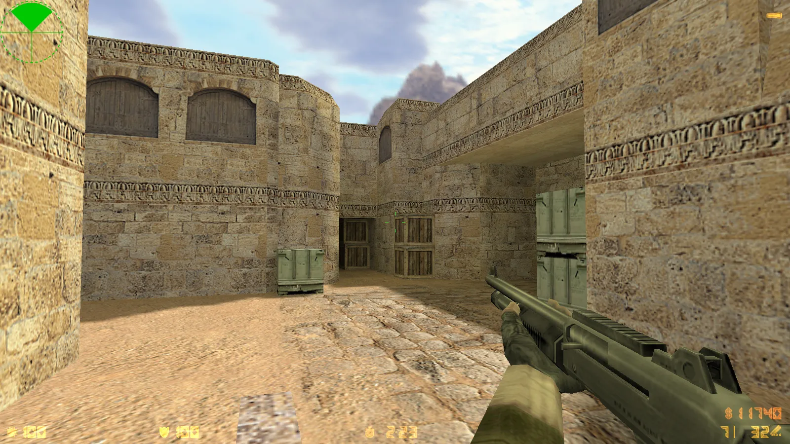 Скриншот  CS 1.6 Revolution: сборка со скинами, темным меню, 8 апдейтами, оптимизированным конфигом и звуками