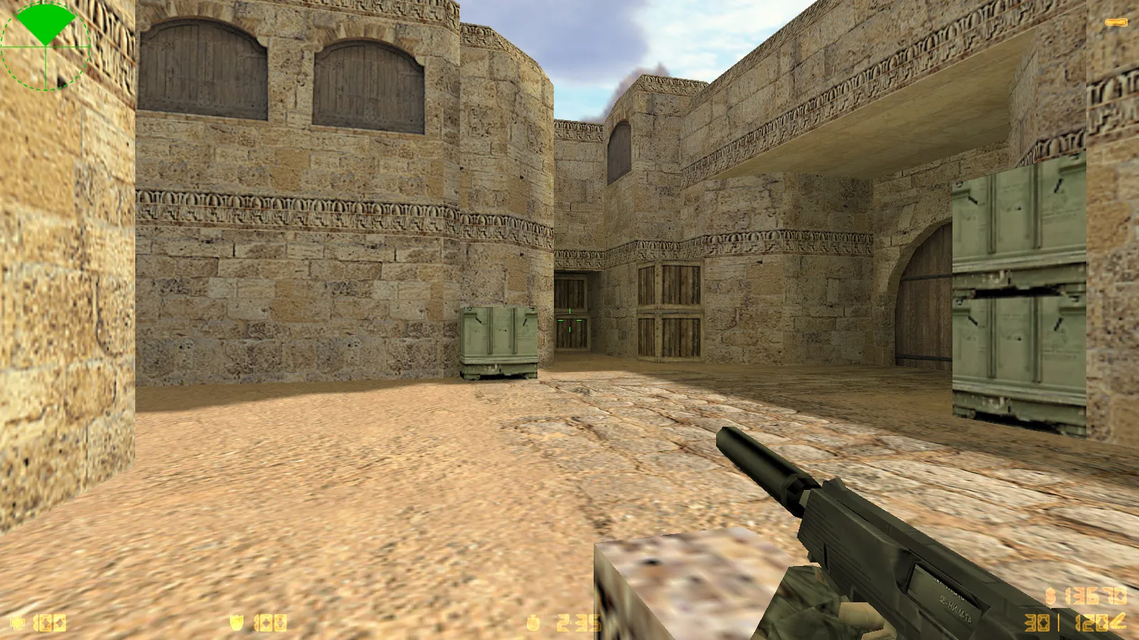 Скриншот  CS 1.6 Revolution: сборка со скинами, темным меню, 8 апдейтами, оптимизированным конфигом и звуками