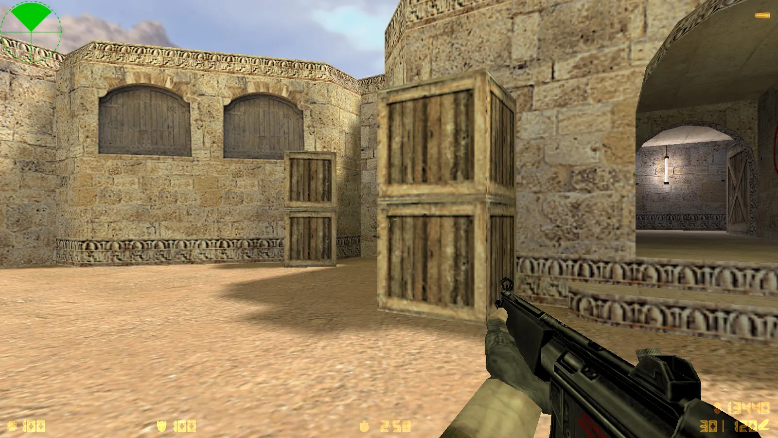 Скриншот  CS 1.6 Revolution: сборка со скинами, темным меню, 8 апдейтами, оптимизированным конфигом и звуками