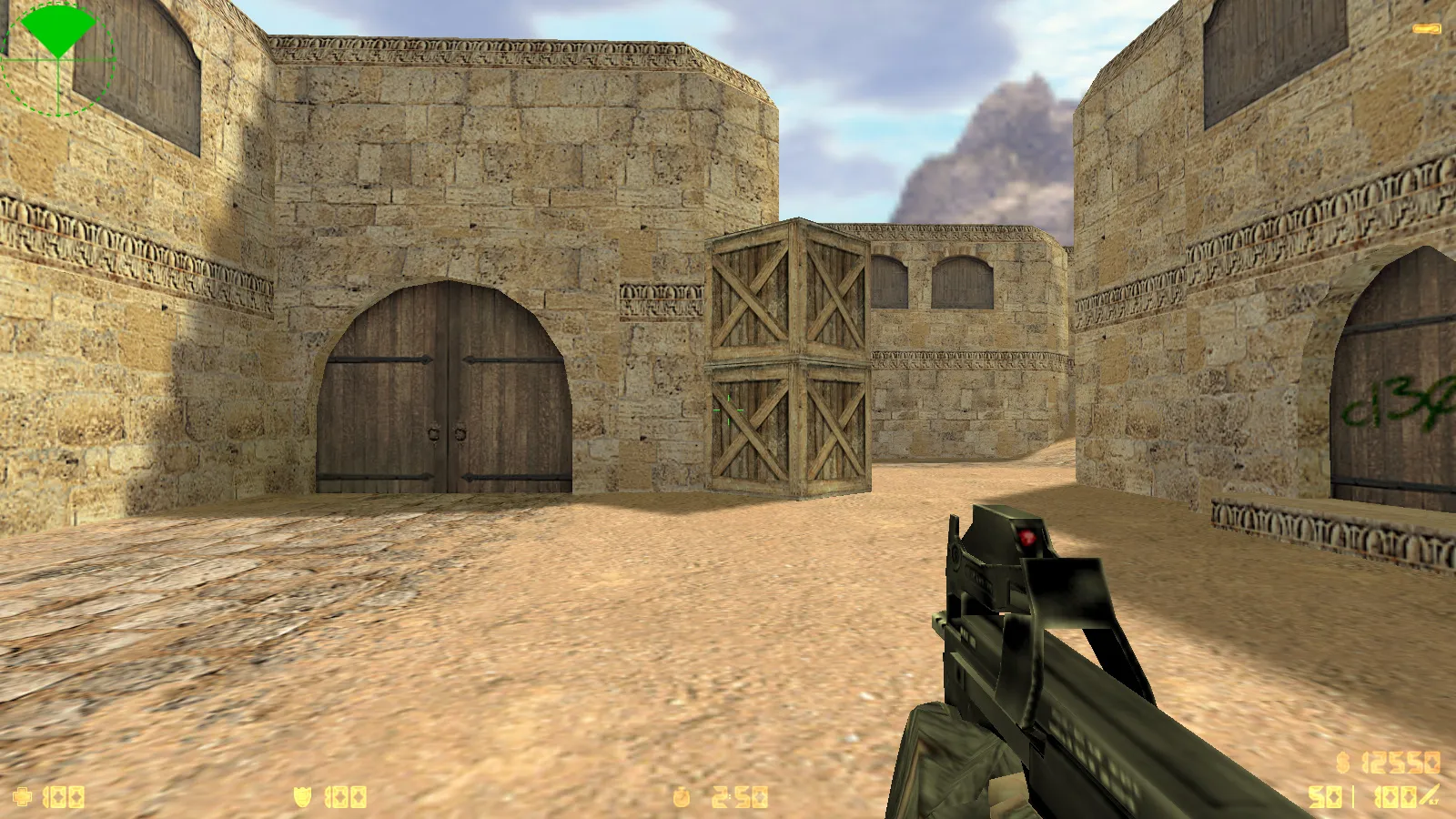 Скриншот  CS 1.6 Revolution: сборка со скинами, темным меню, 8 апдейтами, оптимизированным конфигом и звуками