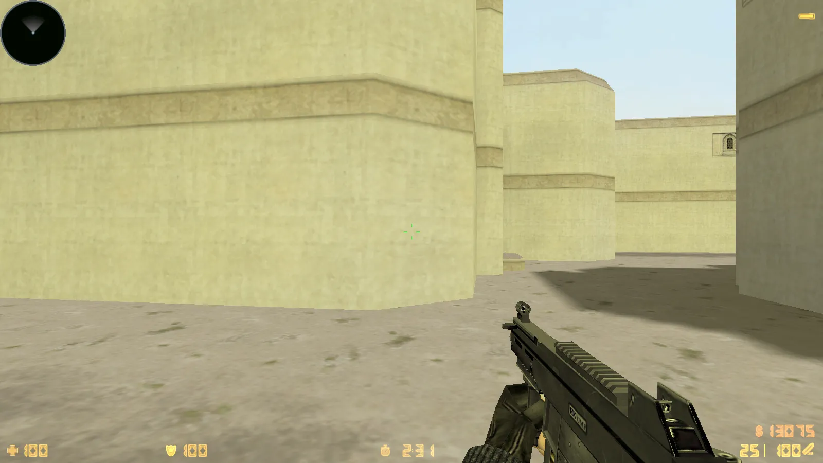 Скриншот  CS 1.6 Rezan — сборка с 10 аддонами: HD оружие, темная тема меню, звуки, музыка, текстуры, небо и оптимизированный config.cfg