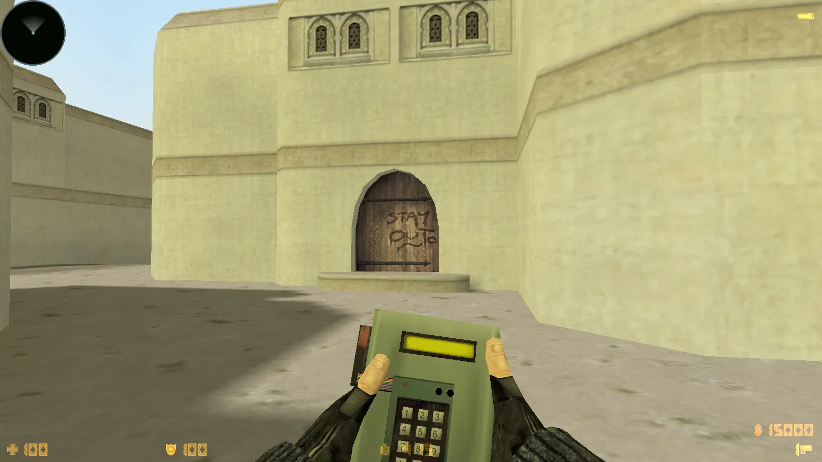 Скриншот  CS 1.6 Rezan — сборка с 10 аддонами: HD оружие, темная тема меню, звуки, музыка, текстуры, небо и оптимизированный config.cfg