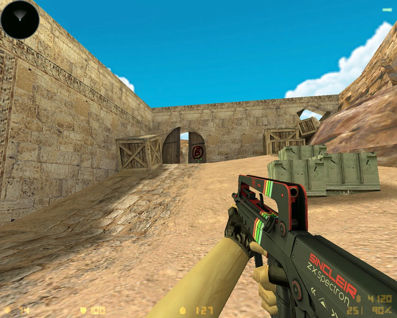 Скриншот  CS 1.6 «Хищные воды» (Riptide): скины из кейса, звуки, меню и графика под летний стиль