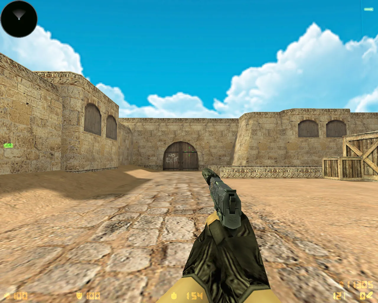 Скриншот  CS 1.6 «Хищные воды» (Riptide): скины из кейса, звуки, меню и графика под летний стиль