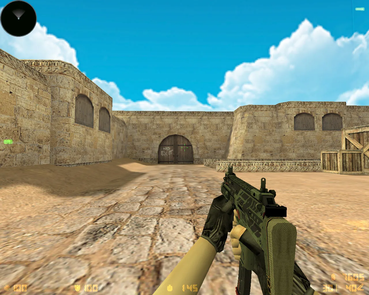 Скриншот  CS 1.6 «Хищные воды» (Riptide): скины из кейса, звуки, меню и графика под летний стиль