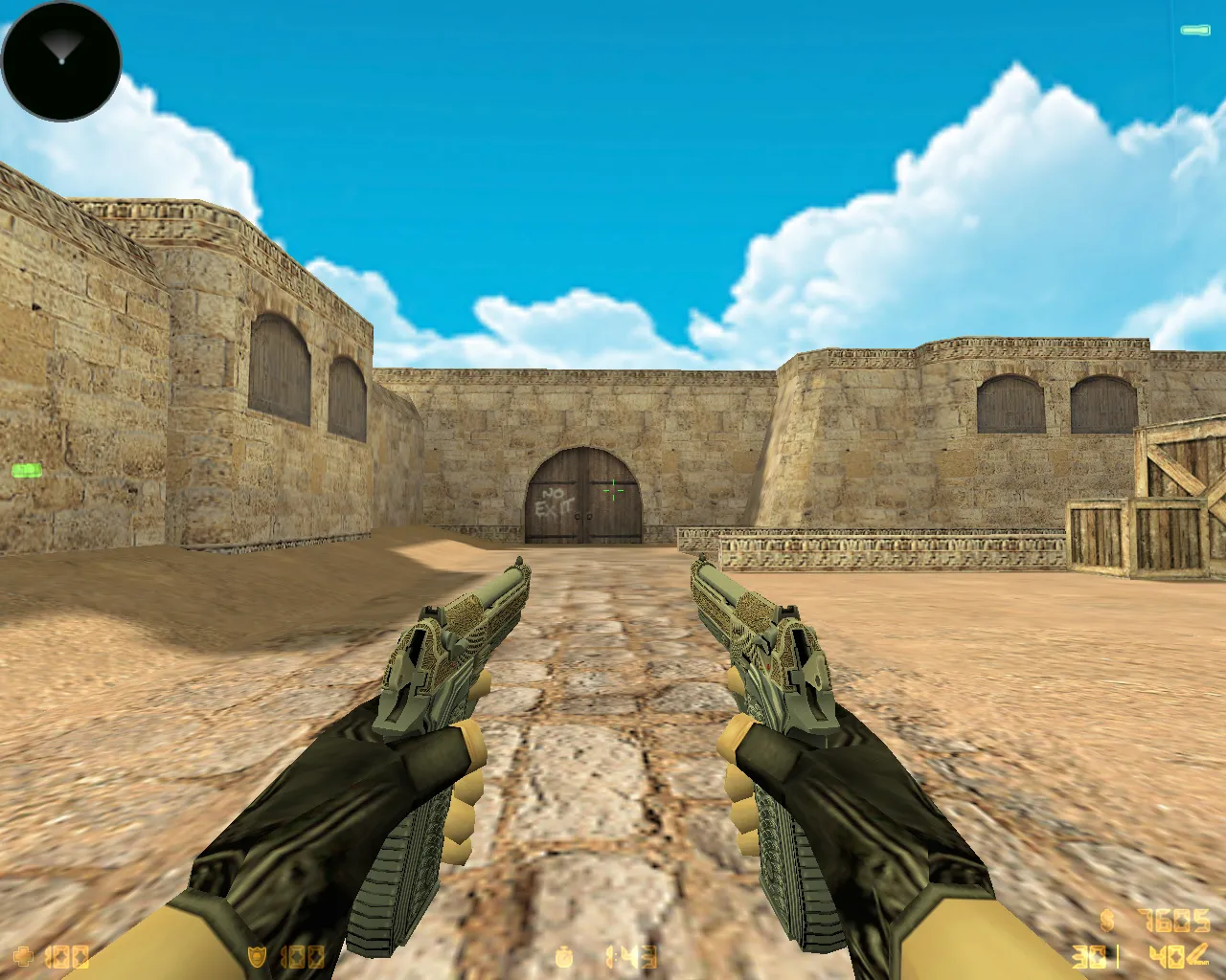 Скриншот  CS 1.6 «Хищные воды» (Riptide): скины из кейса, звуки, меню и графика под летний стиль