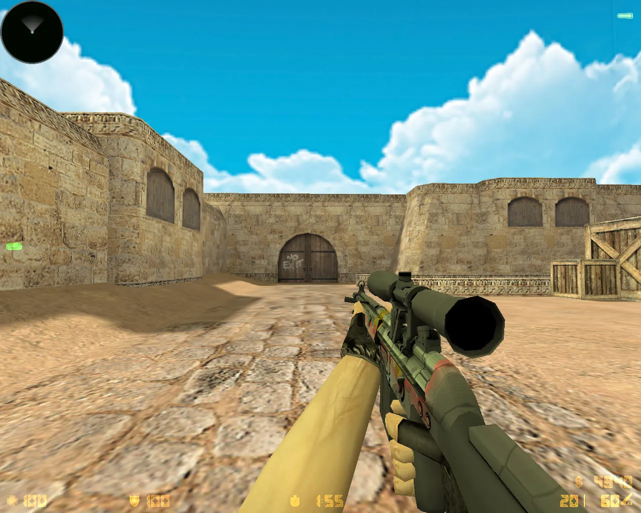 Скриншот  CS 1.6 «Хищные воды» (Riptide): скины из кейса, звуки, меню и графика под летний стиль