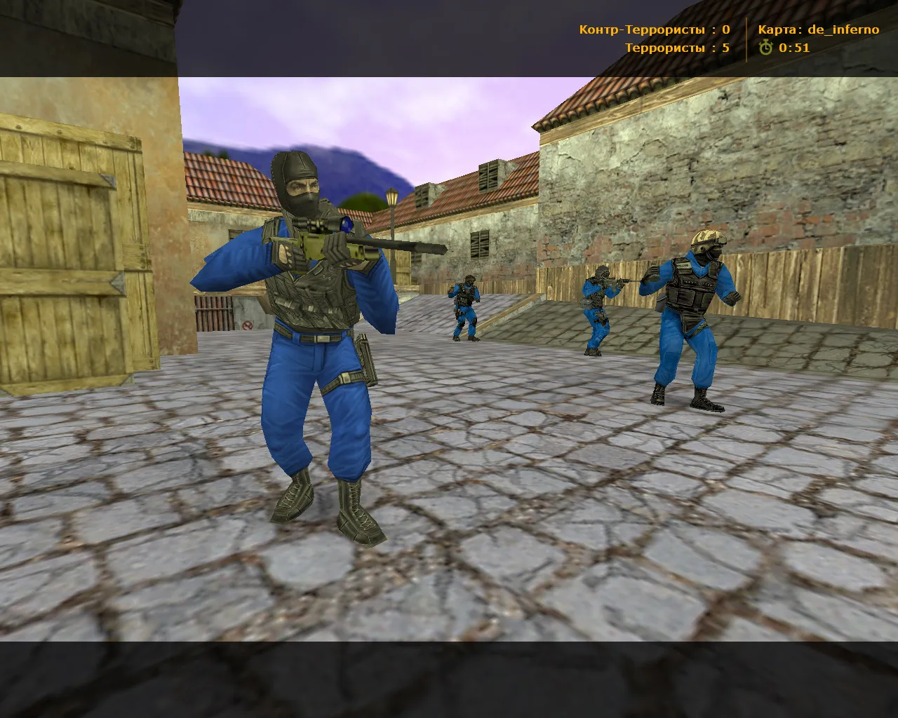 Скриншот  CS 1.6 «Хищные воды» (Riptide): скины из кейса, звуки, меню и графика под летний стиль