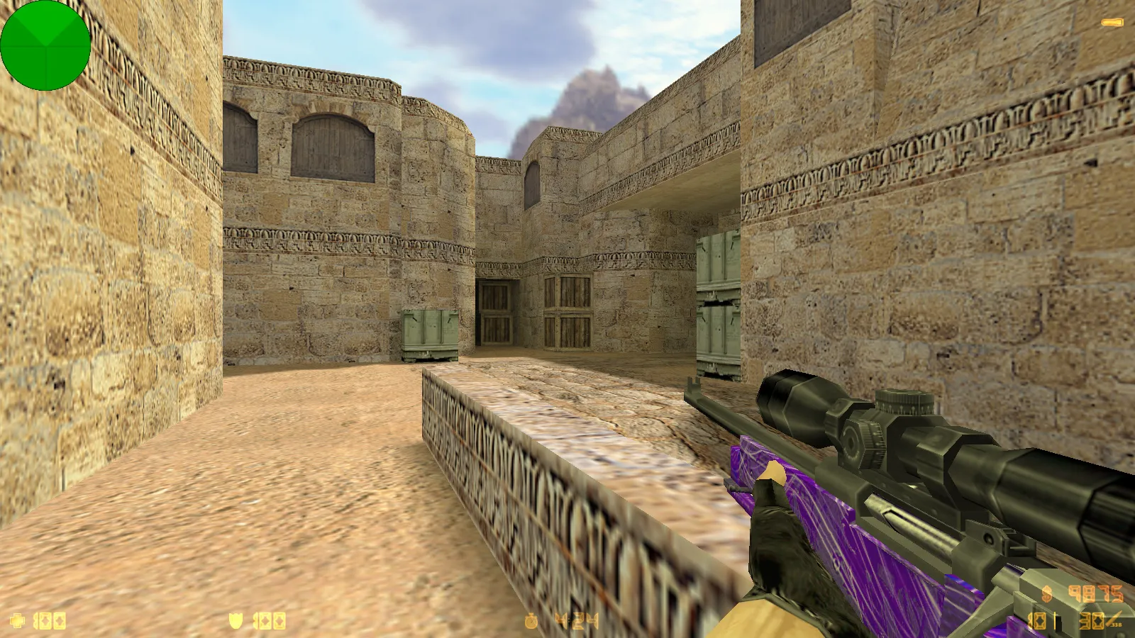 Скриншот  CS 1.6 от Rush Show: блогерская сборка с темной темой меню, 10 скинами и оптимизированным конфигом