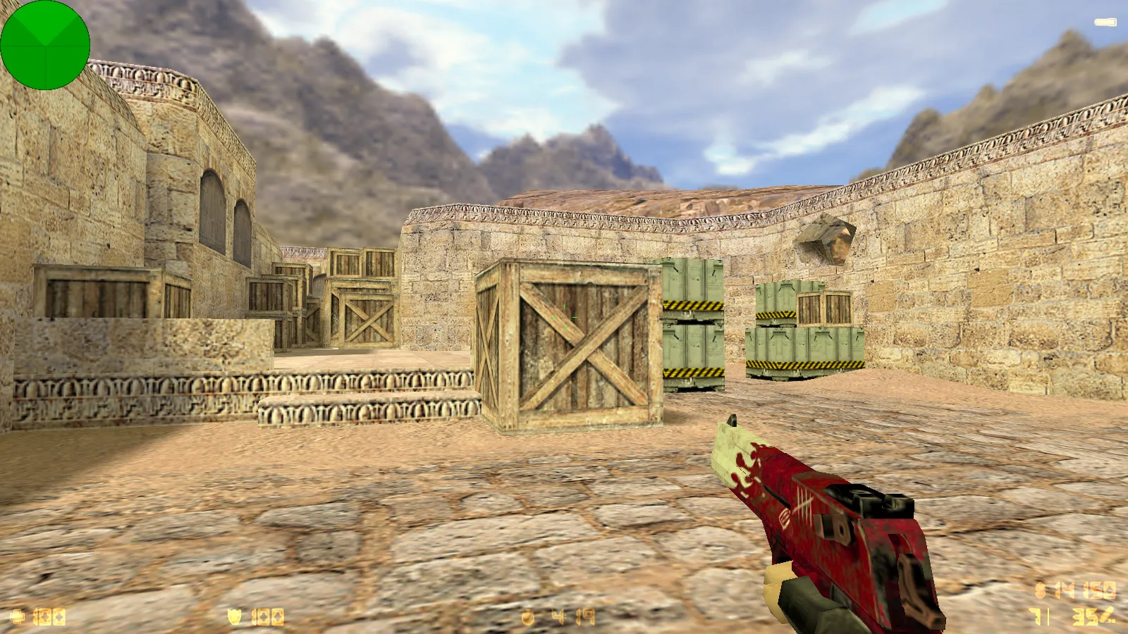 Скриншот  CS 1.6 от Rush Show: блогерская сборка с темной темой меню, 10 скинами и оптимизированным конфигом