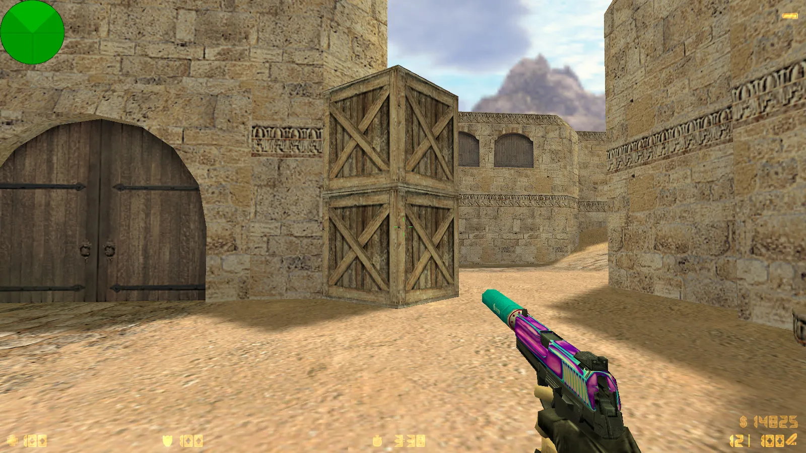 Скриншот  CS 1.6 от Rush Show: блогерская сборка с темной темой меню, 10 скинами и оптимизированным конфигом