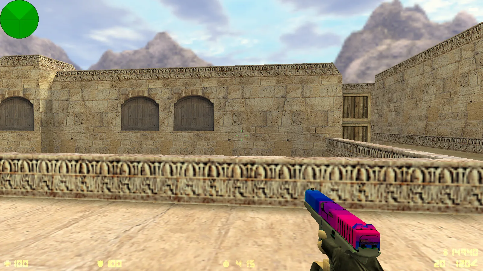 Скриншот  CS 1.6 от Rush Show: блогерская сборка с темной темой меню, 10 скинами и оптимизированным конфигом