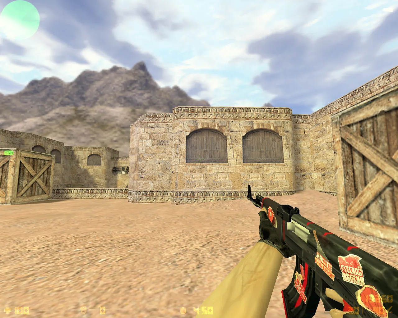 Скриншот CS 1.6 от Русского Мясника: блогерская сборка с конфигом, мясными скинами, радиосетами и настройками для FPS