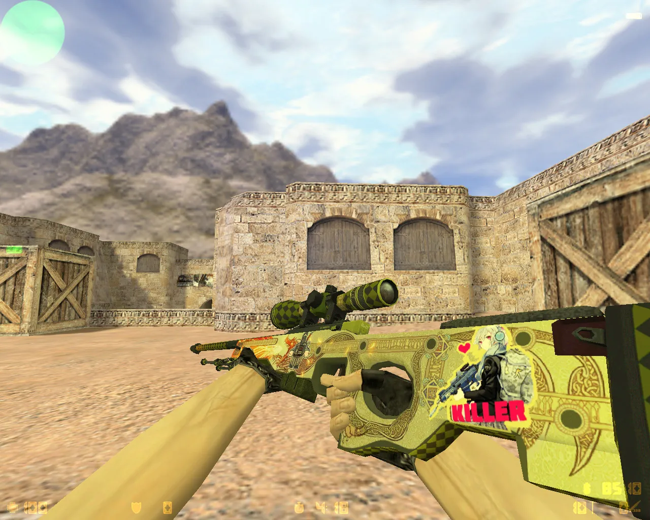 Скриншот  CS 1.6 от Русского Мясника: блогерская сборка с конфигом, мясными скинами, радиосетами и настройками для FPS