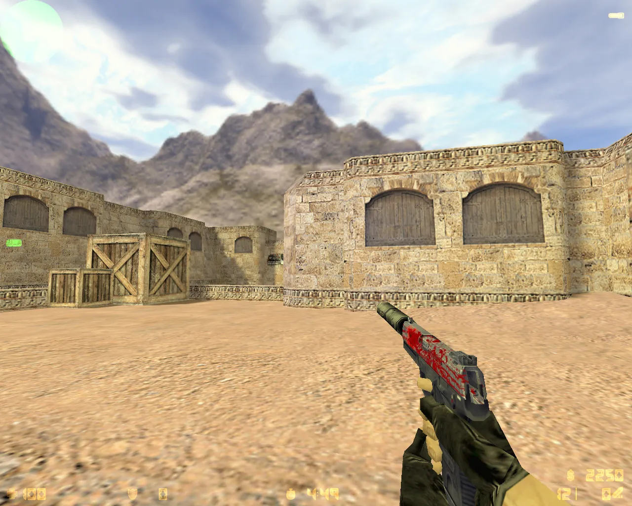 Скриншот  CS 1.6 от Русского Мясника: блогерская сборка с конфигом, мясными скинами, радиосетами и настройками для FPS