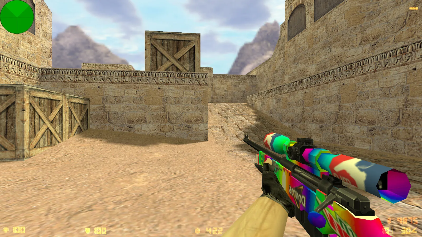 Скриншот CS 1.6 от S0AIS: сборка с 5 обновками, скины, тема меню, запуск и стабильная работа на Windows