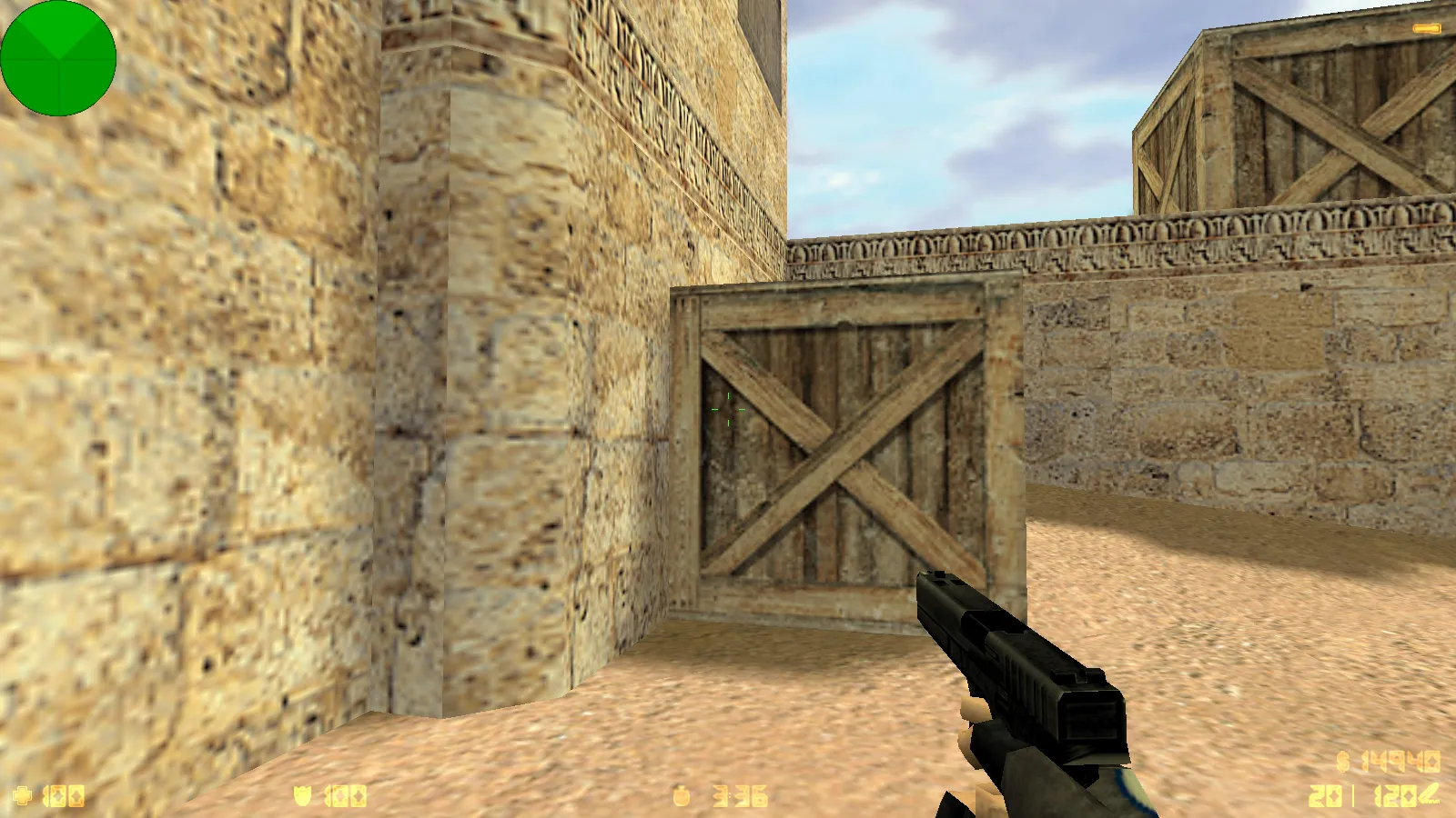 Скриншот  CS 1.6 SK Gaming: скины оружия, красно-синие модели, темное меню, оптимизированный config.cfg и чистая установка