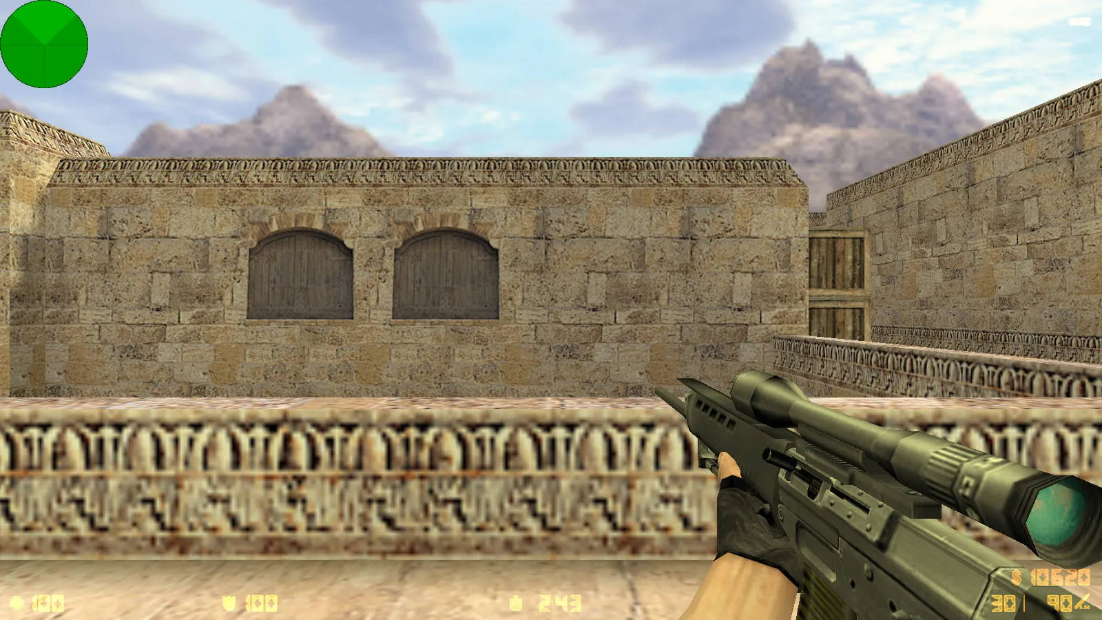 Скриншот  CS 1.6 SK Gaming: скины оружия, красно-синие модели, темное меню, оптимизированный config.cfg и чистая установка