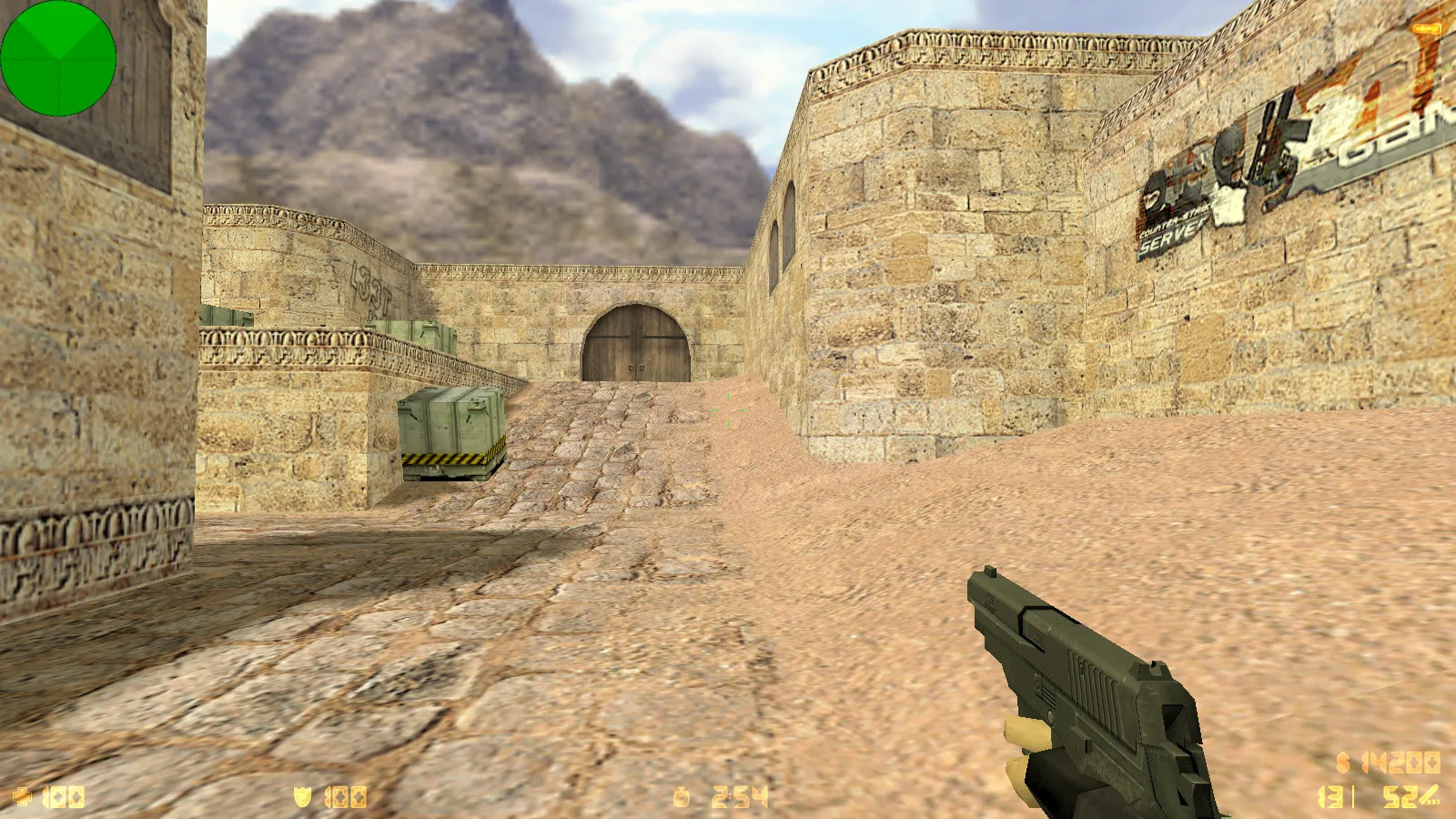 Скриншот  CS 1.6 SK Gaming: скины оружия, красно-синие модели, темное меню, оптимизированный config.cfg и чистая установка