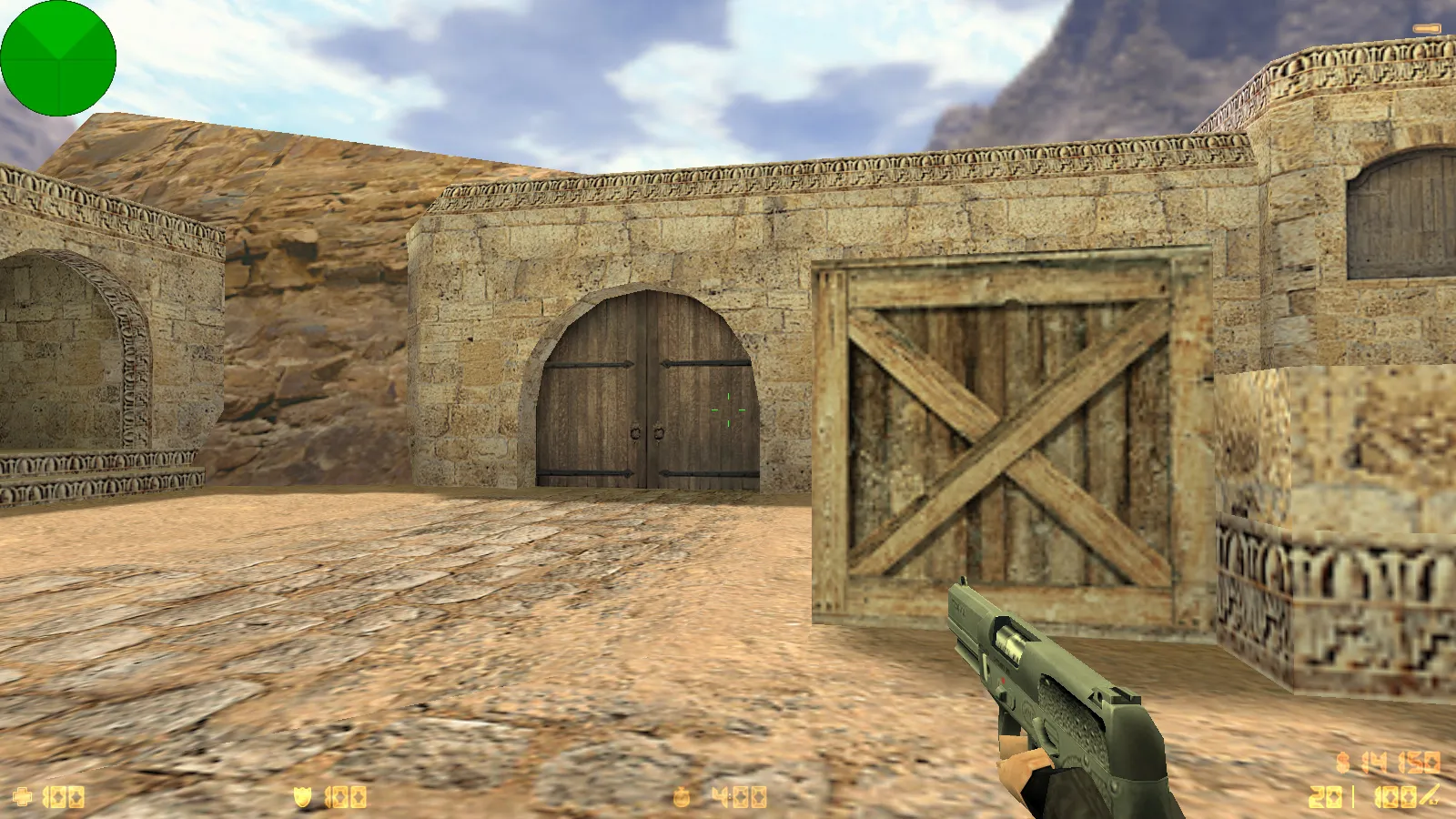 Скриншот  CS 1.6 SK Gaming: скины оружия, красно-синие модели, темное меню, оптимизированный config.cfg и чистая установка