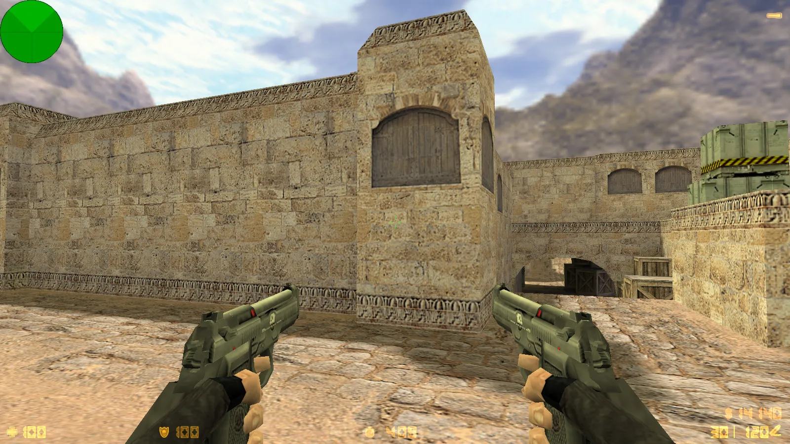 Скриншот  CS 1.6 SK Gaming: скины оружия, красно-синие модели, темное меню, оптимизированный config.cfg и чистая установка