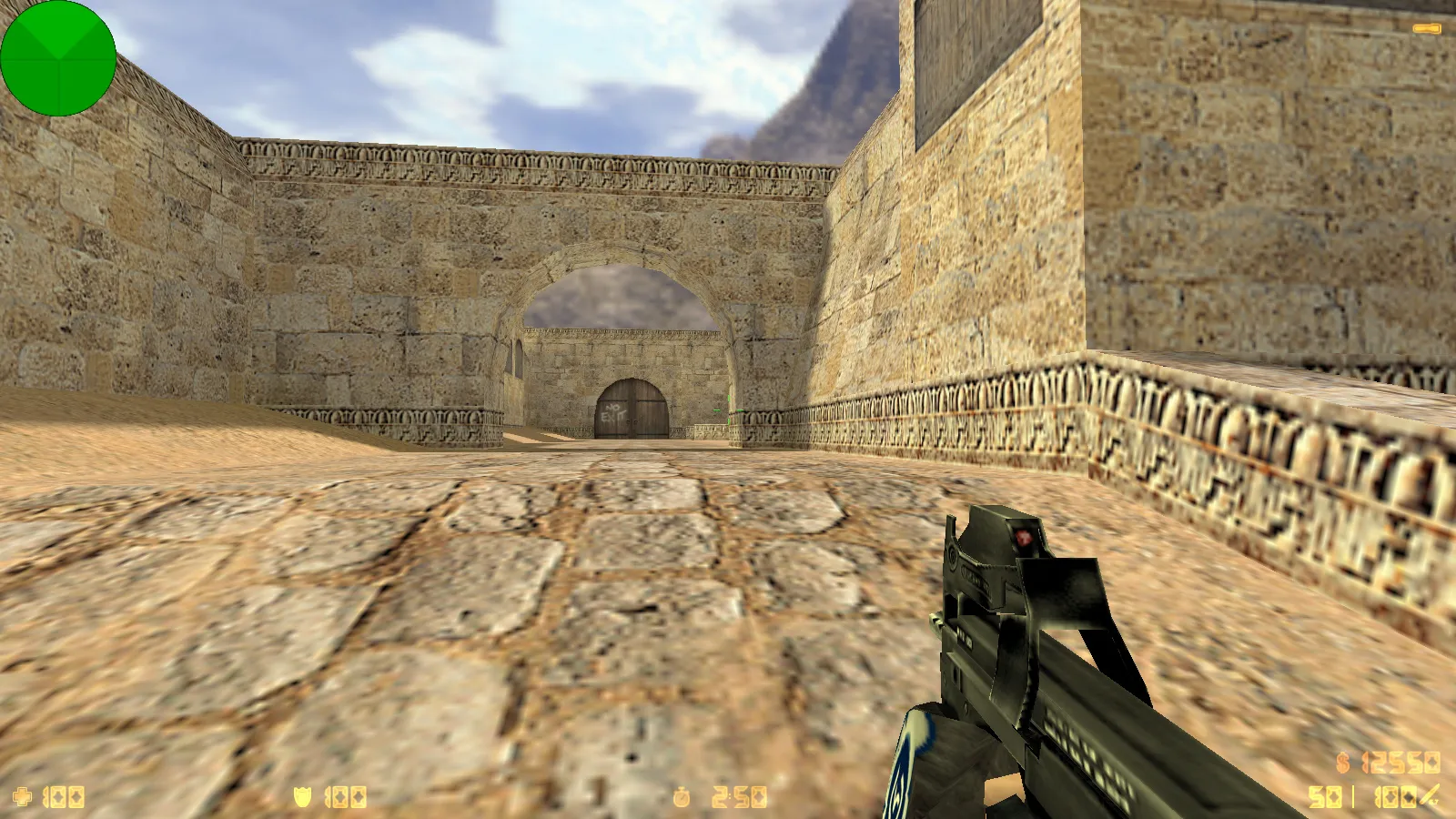 Скриншот  CS 1.6 SK Gaming: скины оружия, красно-синие модели, темное меню, оптимизированный config.cfg и чистая установка