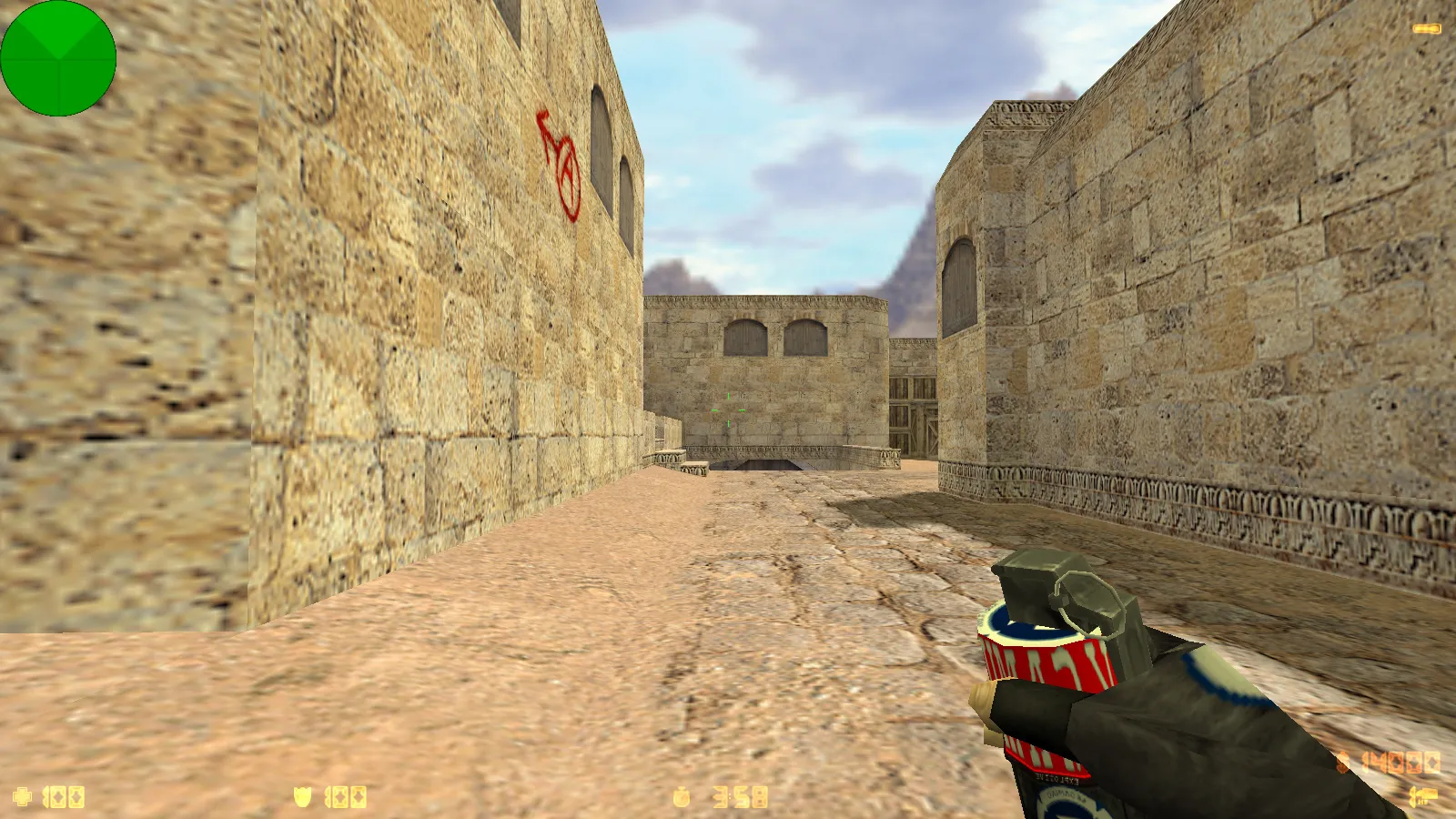 Скриншот  CS 1.6 SK Gaming: скины оружия, красно-синие модели, темное меню, оптимизированный config.cfg и чистая установка