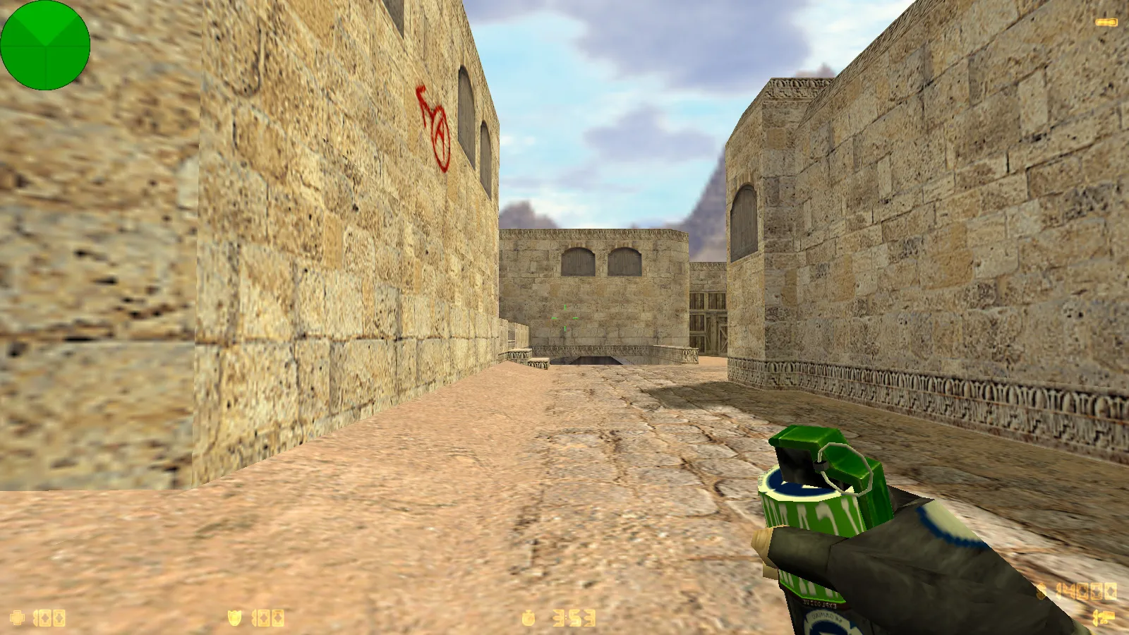 Скриншот  CS 1.6 SK Gaming: скины оружия, красно-синие модели, темное меню, оптимизированный config.cfg и чистая установка