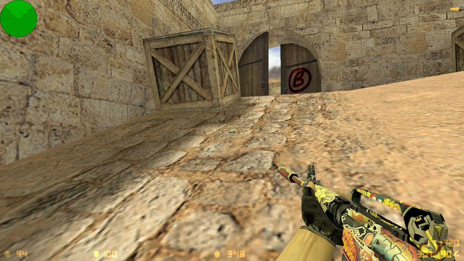 Скриншот CS 1.6 от Саймона: блогерская сборка с 9 апгрейдами, скины оружия, темное меню, оптимизированный конфиг и стабильный запуск