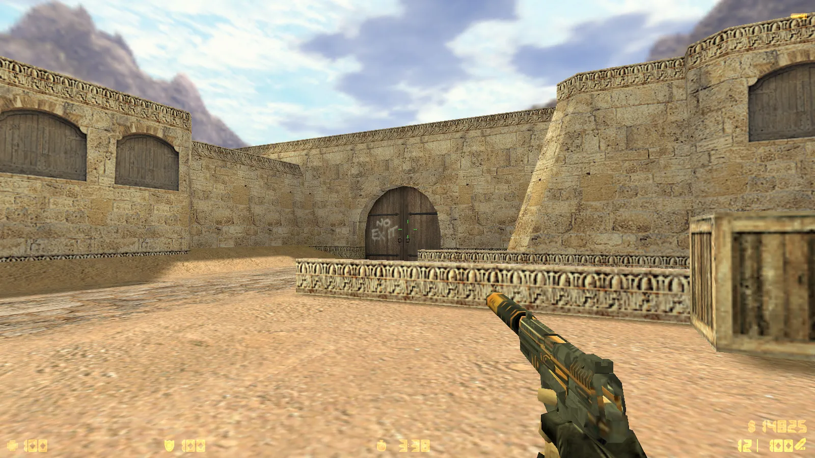 Скриншот  CS 1.6 от Саймона: блогерская сборка с 9 апгрейдами, скины оружия, темное меню, оптимизированный конфиг и стабильный запуск